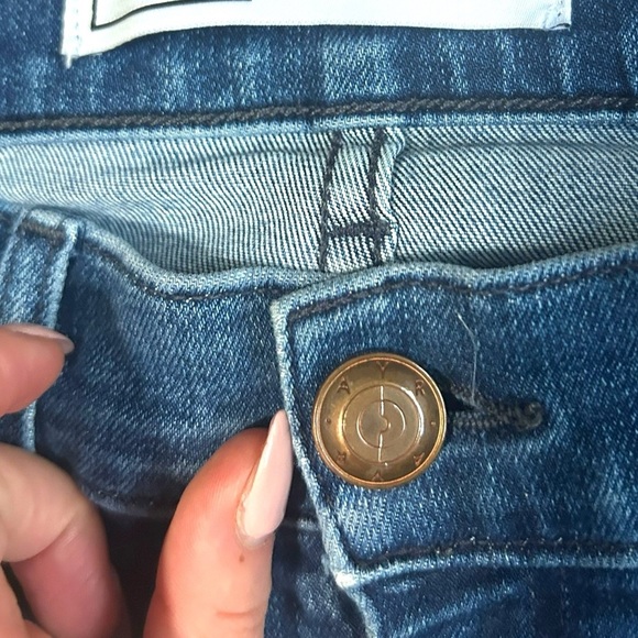 AYR The Chiller Sunrise Wash Skinny Jeans Medium Wash W29 L26 Crop - Picture 5 of 13